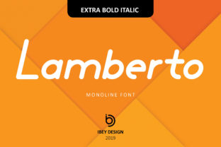 A Designer’s Take on Lamberto Extra Bold Italic