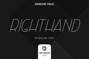 Choosing Right Hand Hairline Italic: A Font That Gives Your Brand a Quiet Confidence