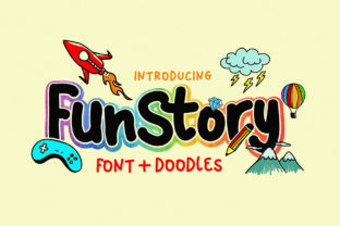 Fun Story Font: Enhancing Editorial Design with a Sweet, Whimsical Typeface