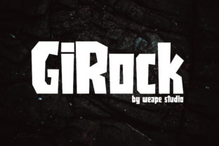 Girock: A Display Font for Dynamic Digital Communication