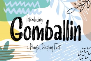 Gomballin: The Playful Display Font That Captures Attention