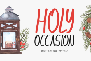 Holy Occasion: A Handwritten Font for Modern Web Design
