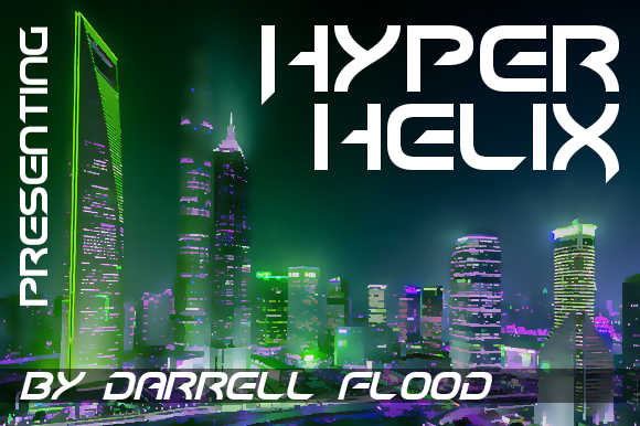 Hyper Helix: A Futuristic Display Font for Modern Marketing