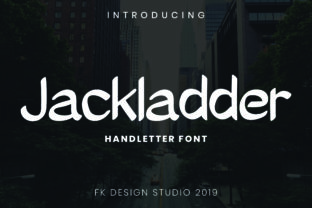 Jackladder: A Natural Display Font for Branding Work