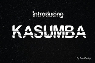 Kasumba: The Bold Display Font for Crafters and Product Creators