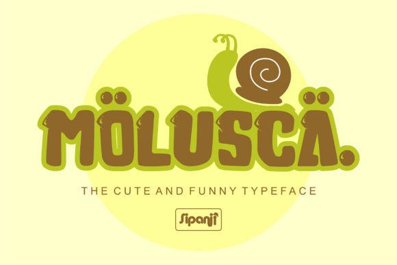 Molusca: The Playful Display Font for Editorial Mood