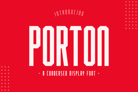 Porton: A Bold Display Font for Editorial Authority