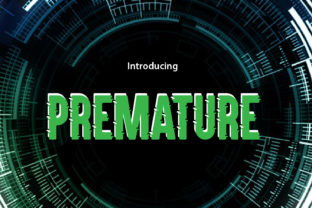 Premature: The Bold Display Font for Attention-Grabbing Marketing