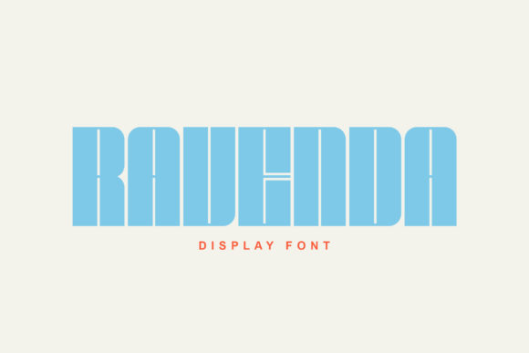 Ravenda: A Bold Display Font for Web Designer Projects