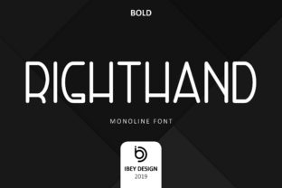 Right Hand Bold: A Modern Web Design Font That Elevates Digital Branding