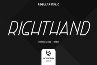 Right Hand Italic: A Modern Font That Strengthens Your Brand