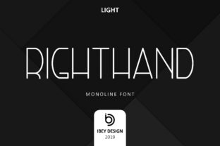 Right Hand Light: A Single Line Font for Clear Campaign Communication