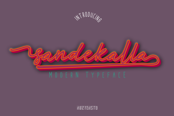 Sandekalla: How a Retro Display Font Energizes Campaign Visuals