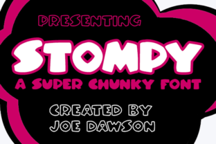 Stompy: A Chunky Comic Font for Web Design