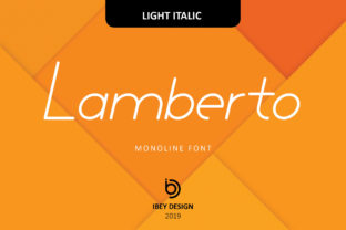 The Distinctive Digital Presence of Lamberto Light Italic