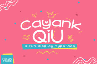 Using Cayang Qiu Font in Real Branding Projects